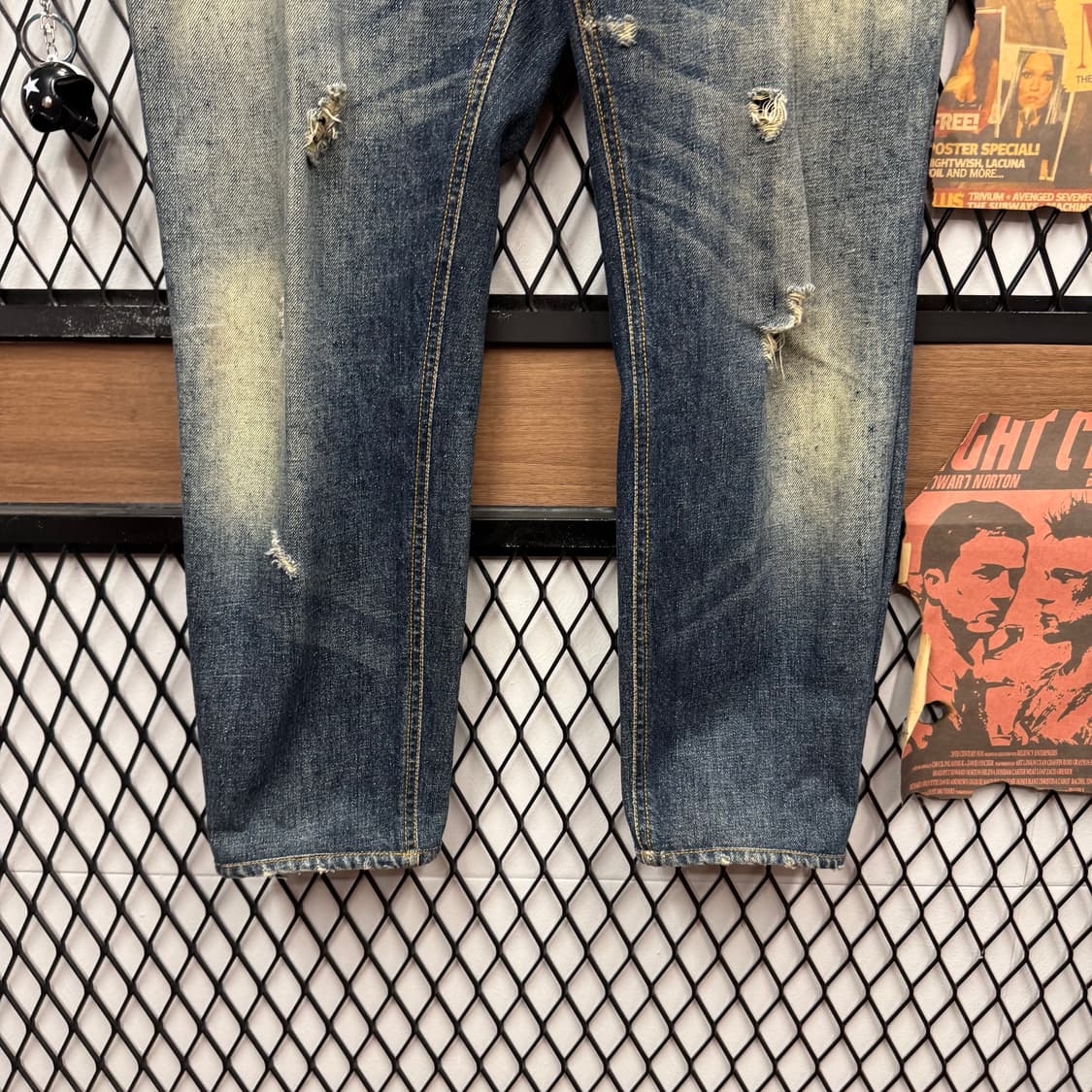 00s 돌체앤가바나 디스트로이드 데님 팬츠 워싱 중청 상품이미지4
