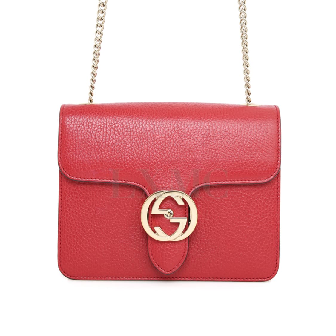 구찌 인터로킹 체인 크로스백 레드 미니 체인백 510304 상품이미지2