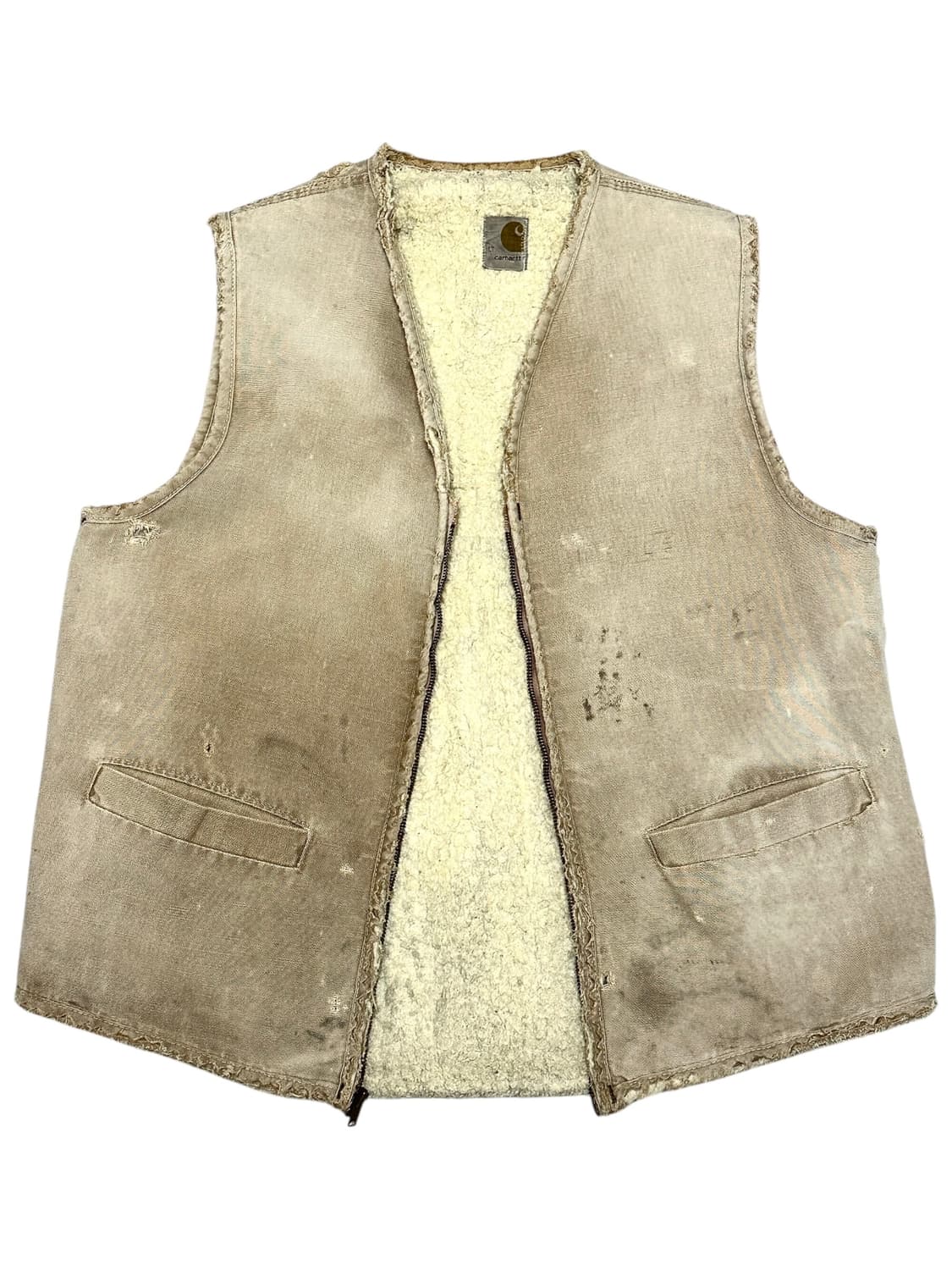 빈티지 70s 트레시드 칼하트 베스트 with 스코빌지퍼 상품이미지9