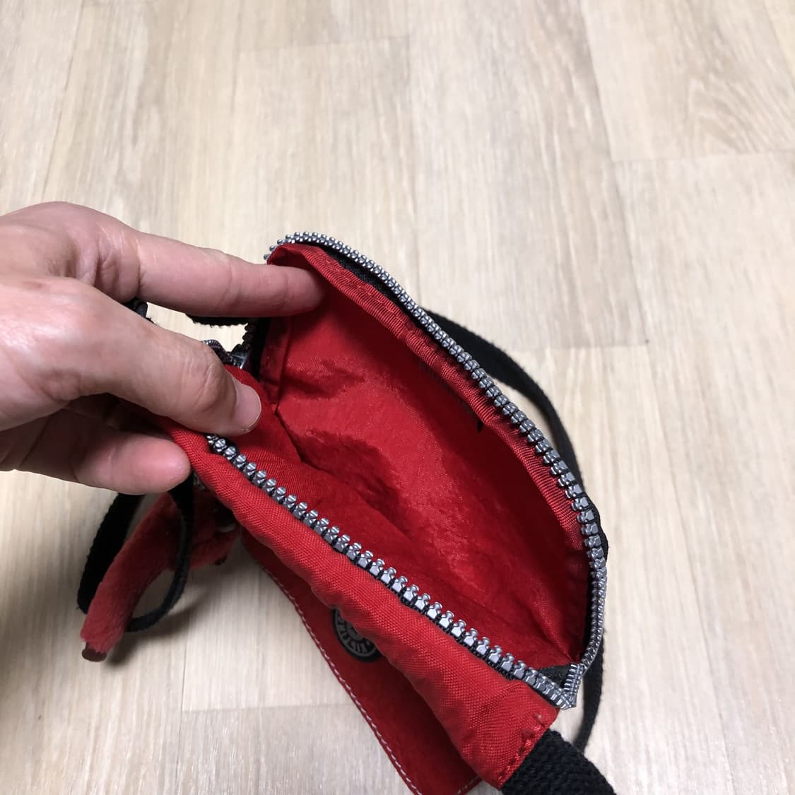 (ONE SIZE) 키플링 KIPLING 미니 스퀘어 크로스백 레드 상품이미지4