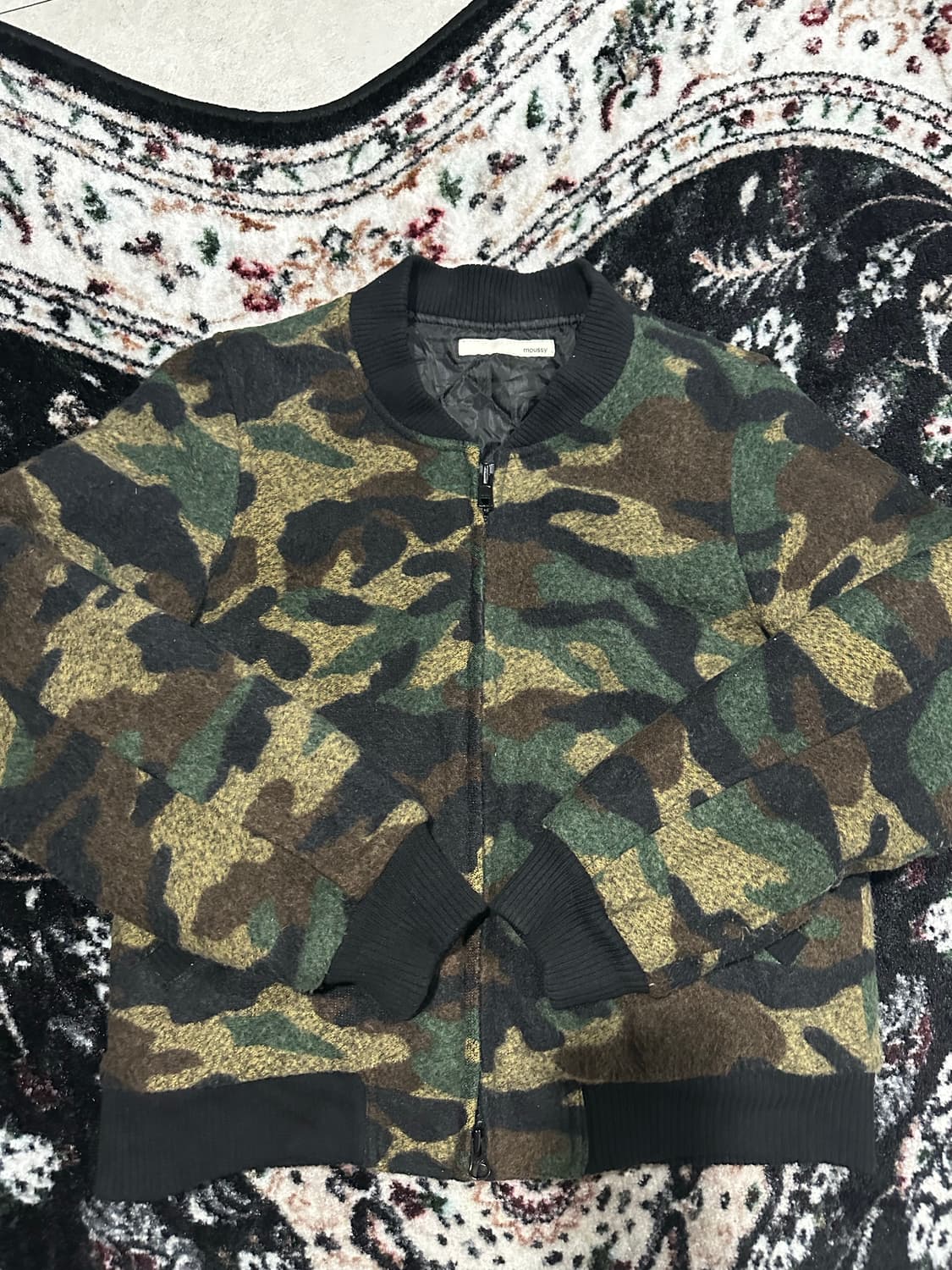 MOUSSY 마우지 카모 플리스 집업 자켓 1 상품이미지1