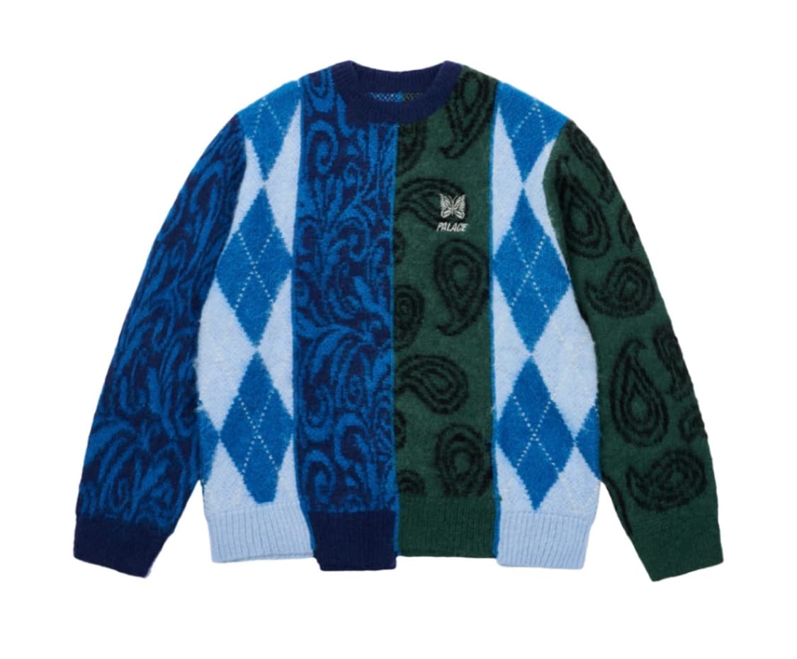 니들스X팔라스 헤어리 애니멀 니트 멀티 패브릭 XL 상품이미지1