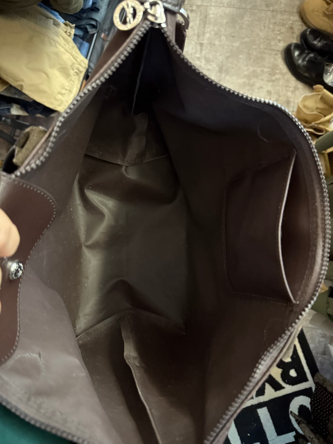 롱샴 브라운 토트백 상품이미지7