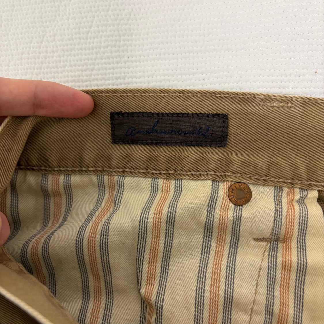 아나크로놈 Anachronorm BAL 5포켓 치노 팬츠 바지 W38 상품이미지10