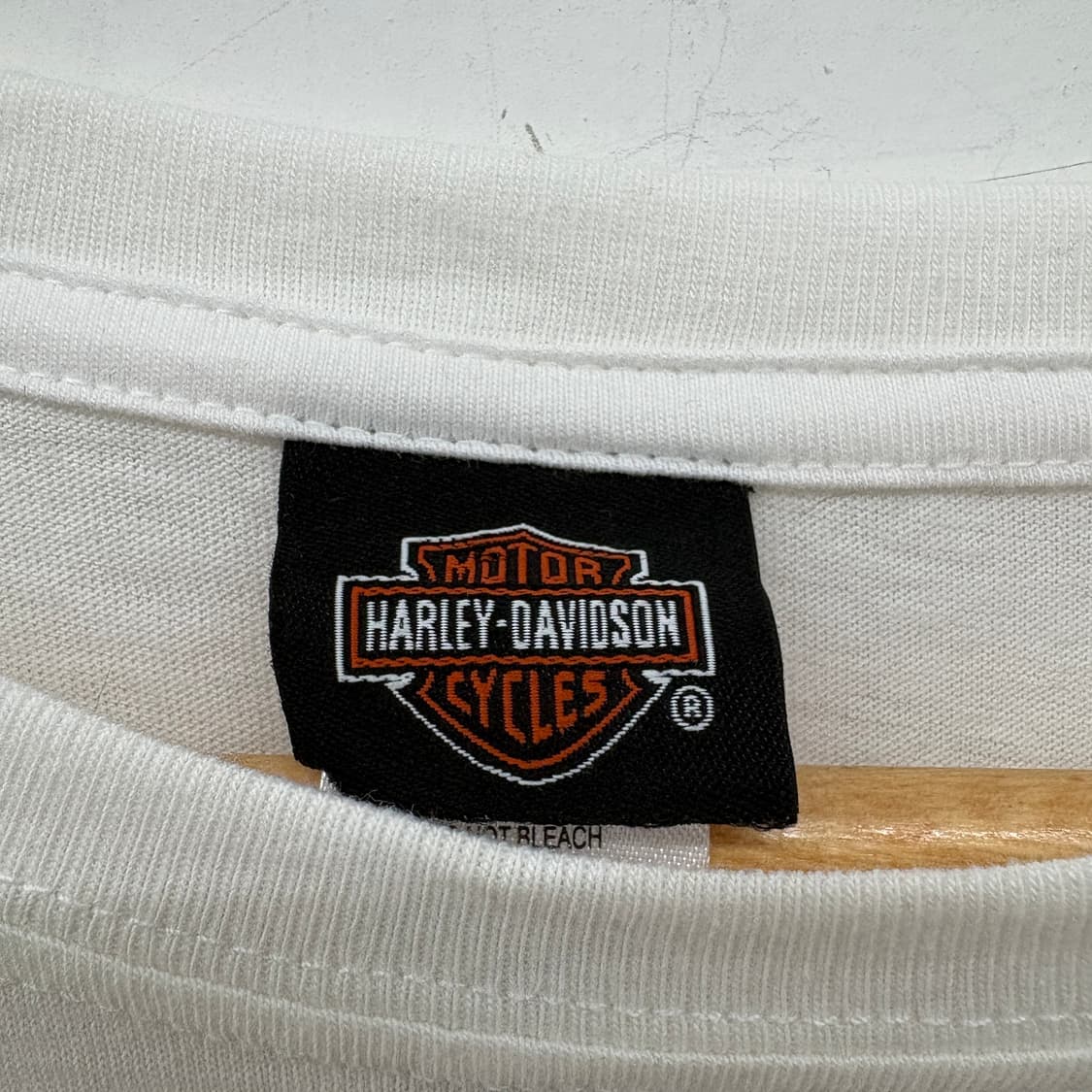 할리데이비슨 화이트 긴팔 티셔츠 여성 L 상품이미지3