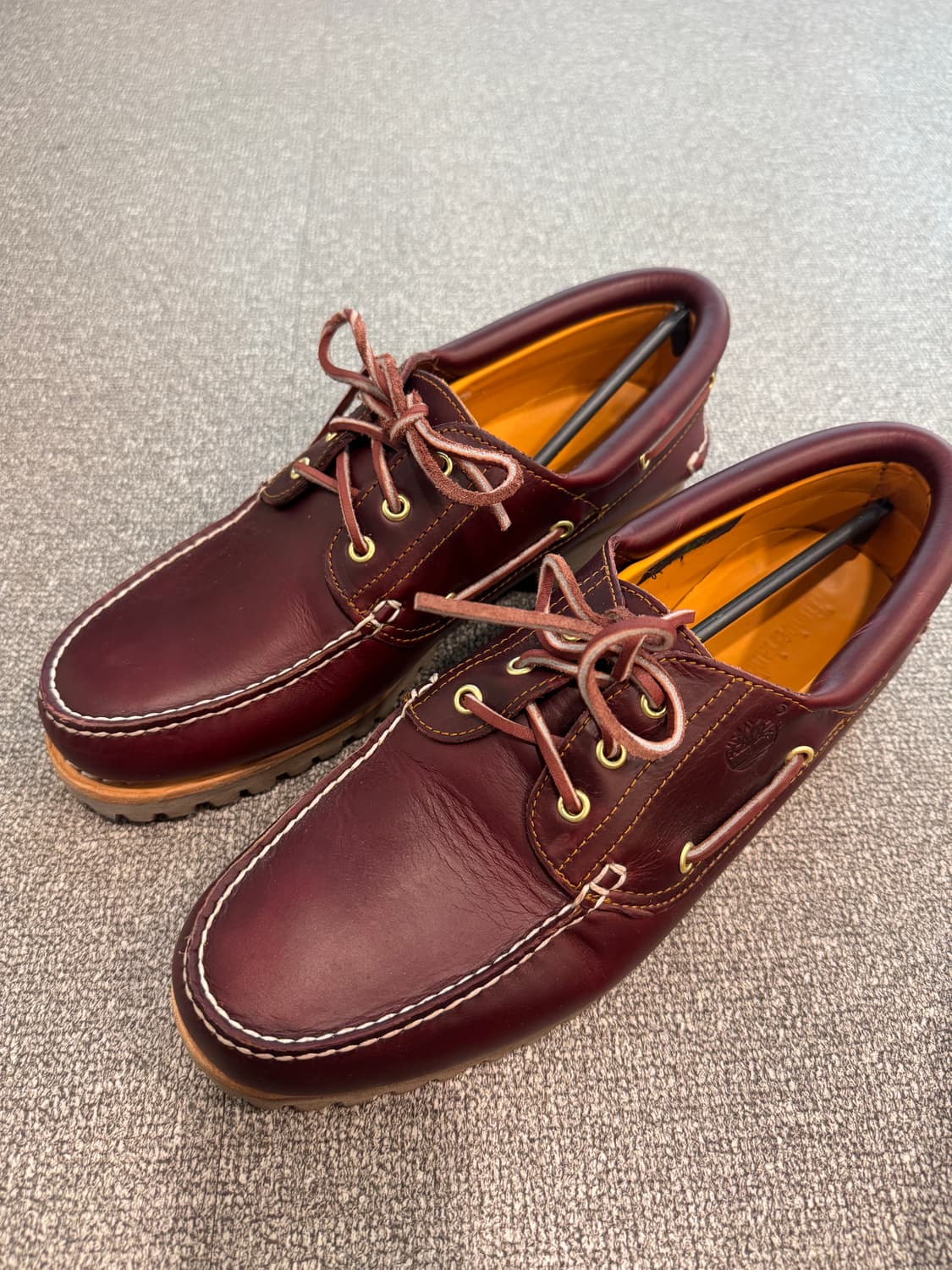 팀버랜드 어센틱 3 아이 클래식 러그 버건디 보트슈즈 11 상품이미지3