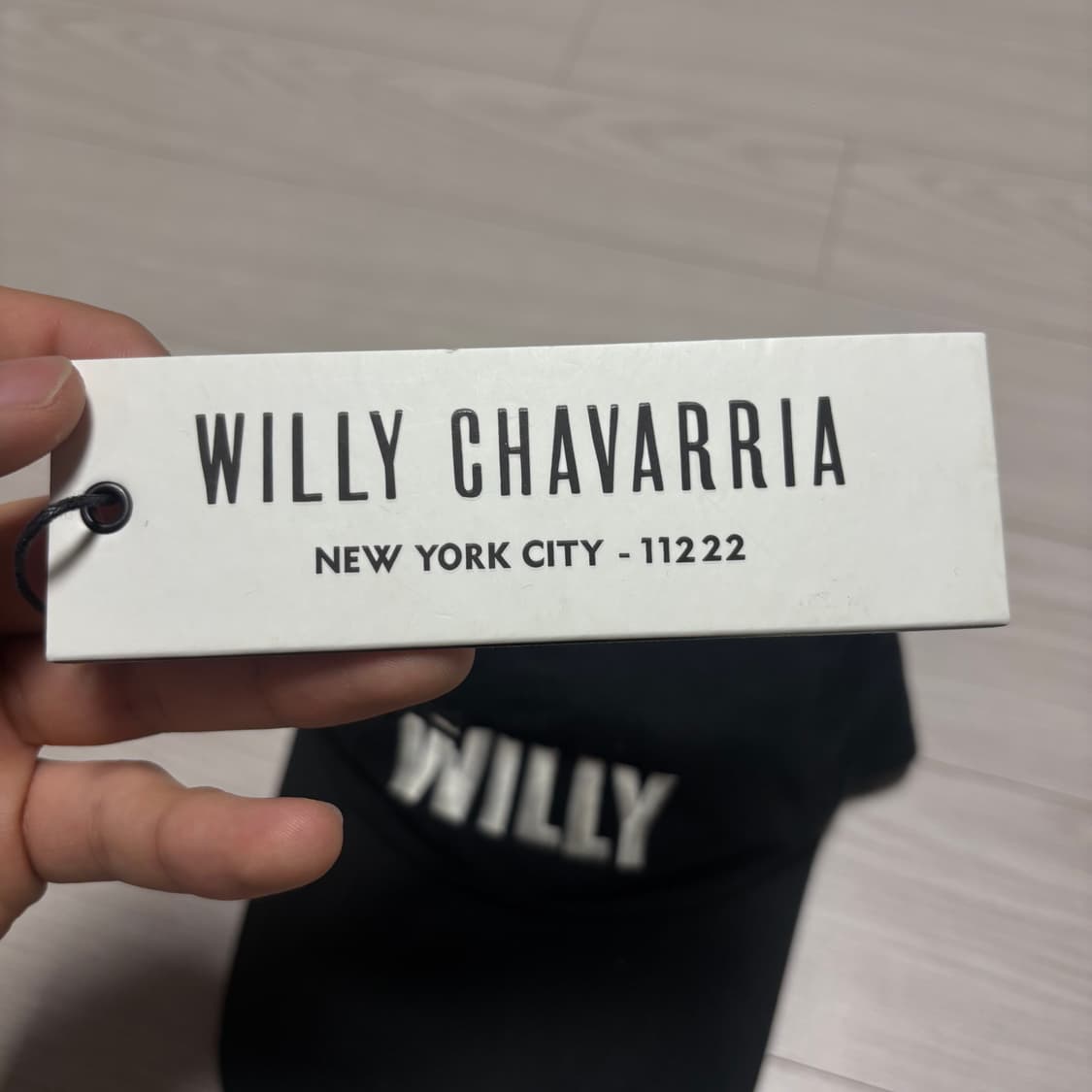 WILLY 윌리 차바리아 볼캡 모자 블랙 상품이미지3