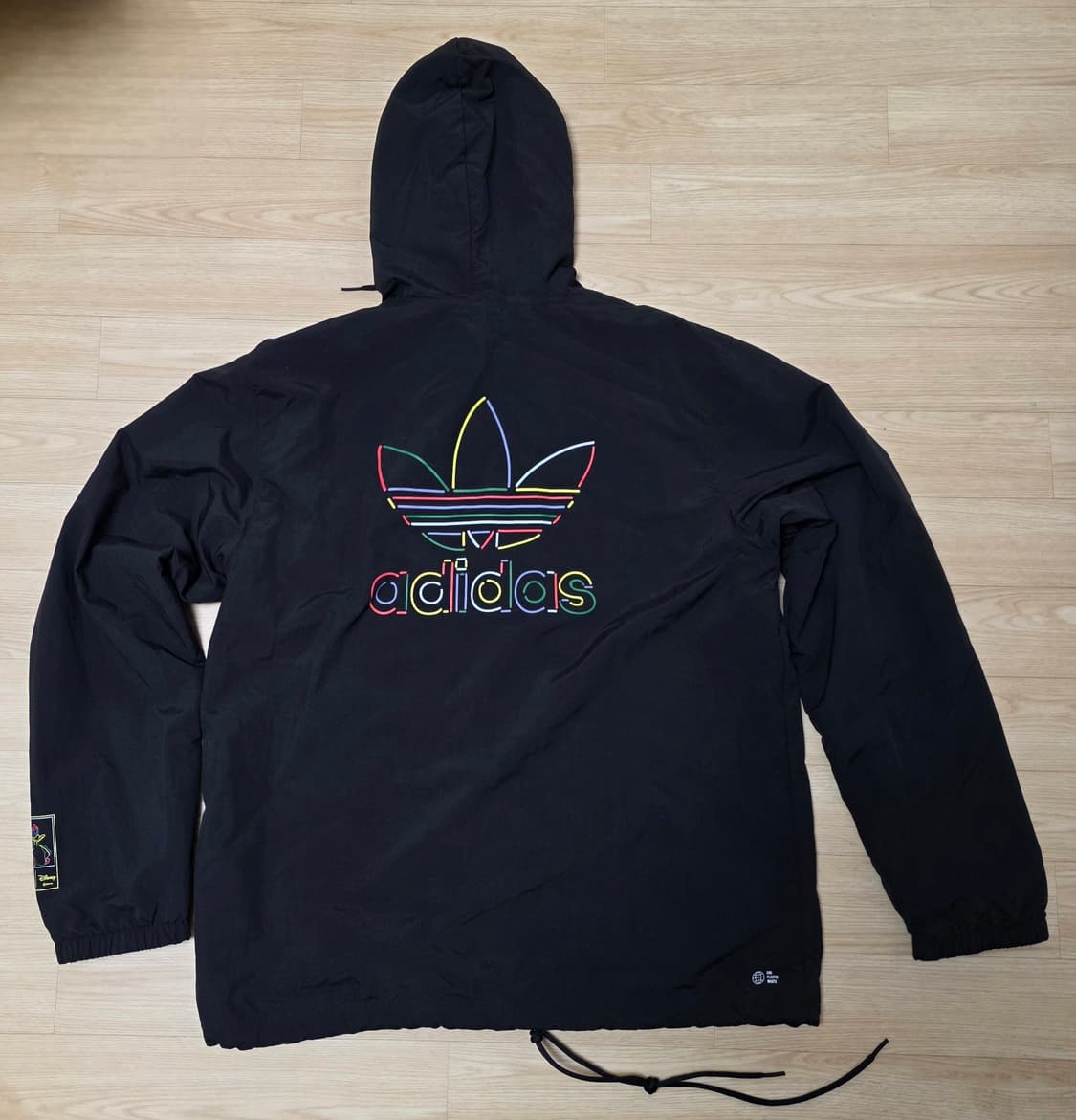 아디다스 디즈니 콜라보 후드 바람막이 아노락 3XL 상품이미지3