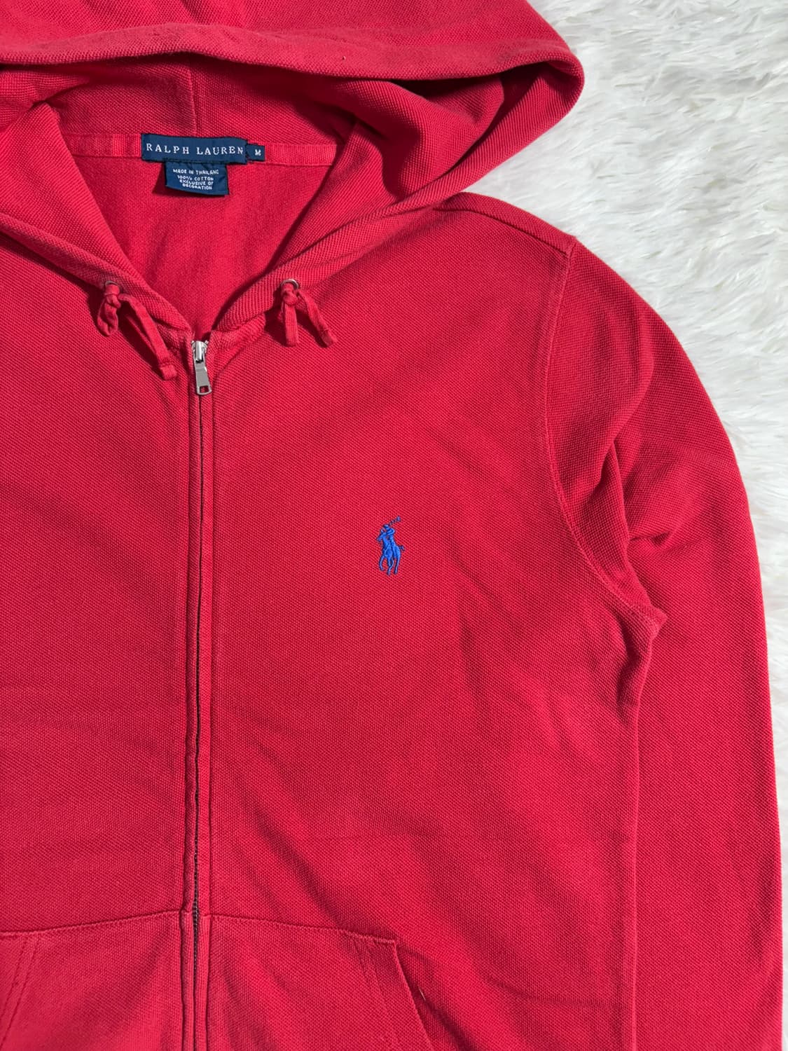 폴로 랄프로렌 레드 포니 후드집업  상품이미지5