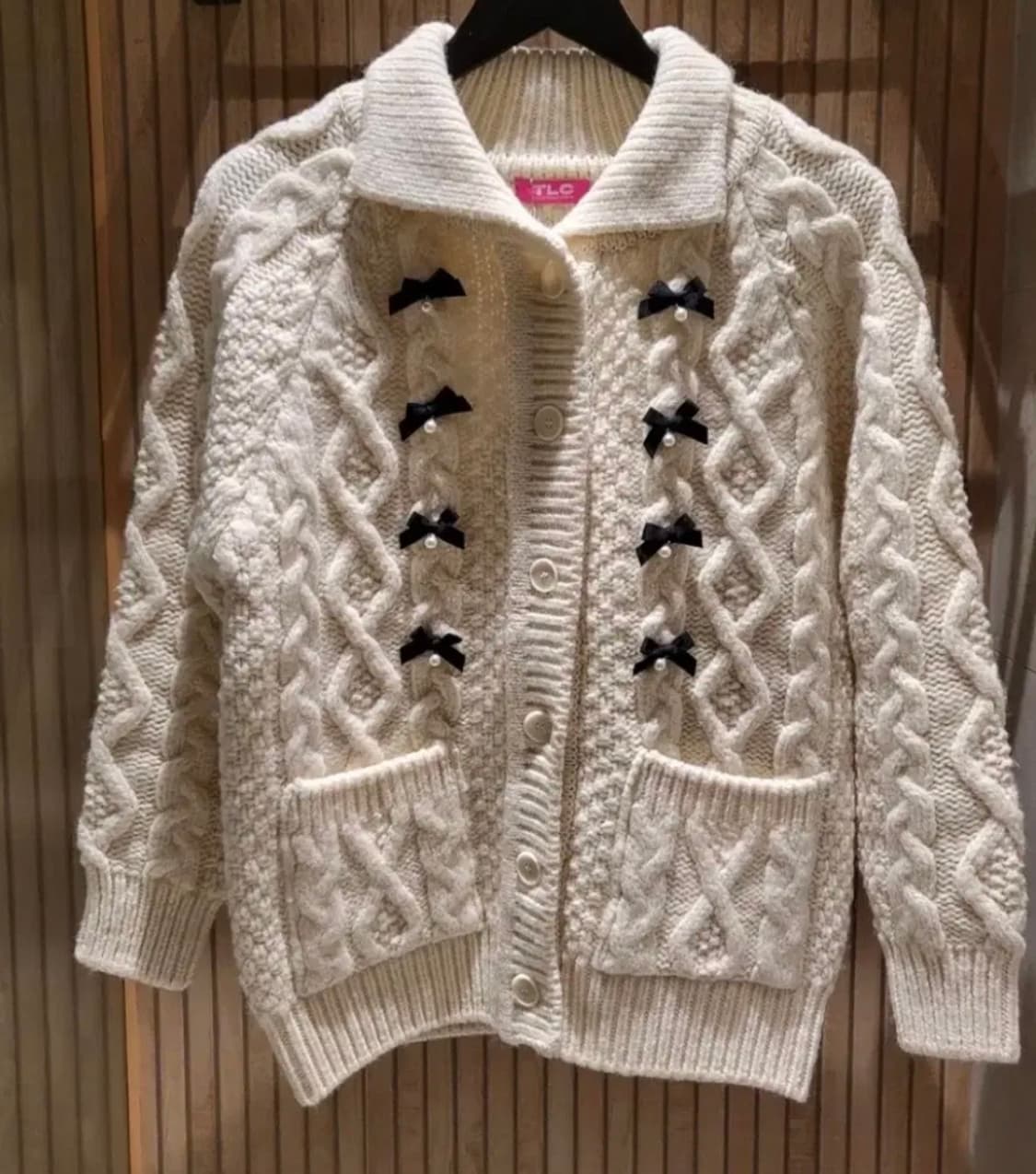 TLC 아란 니트 가디건 상품이미지4