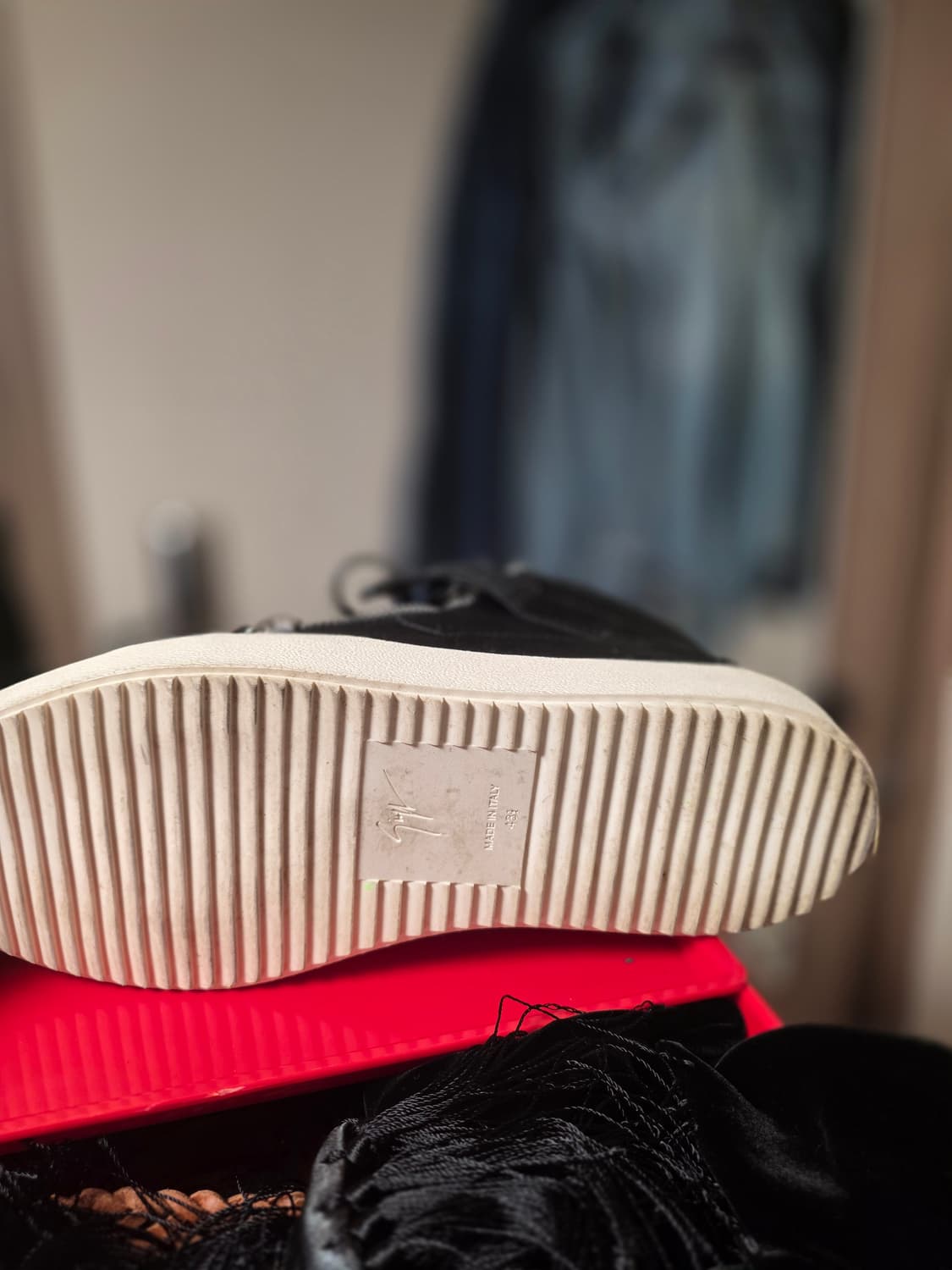 주세페 자노티(Giuseppe Zanotti) 새틴 비즈 하이탑
 상품이미지3