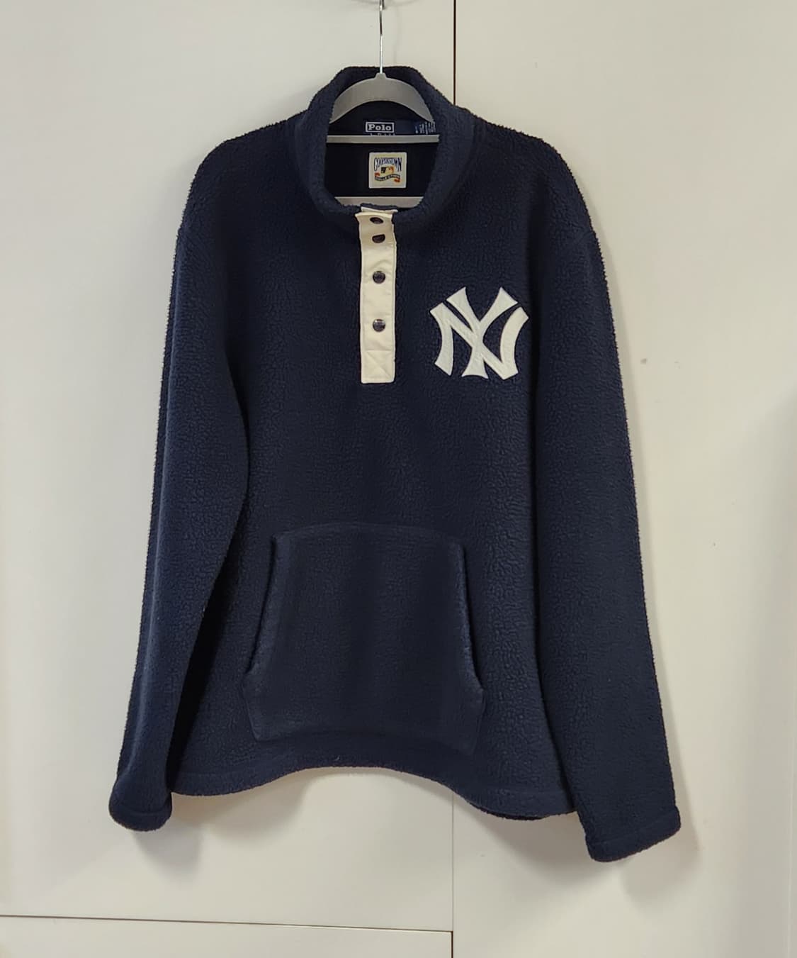 폴로 랄프로렌 X MLB 양키스 플리스 풀오버 L (100-105) 상품이미지4