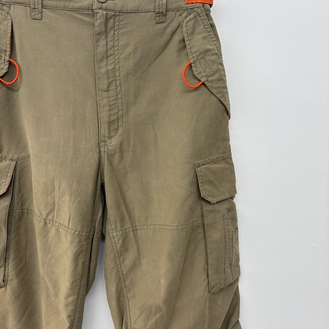 오시코시 카키색 카고 버뮤다 반바지 28in(조절가능) 상품이미지2