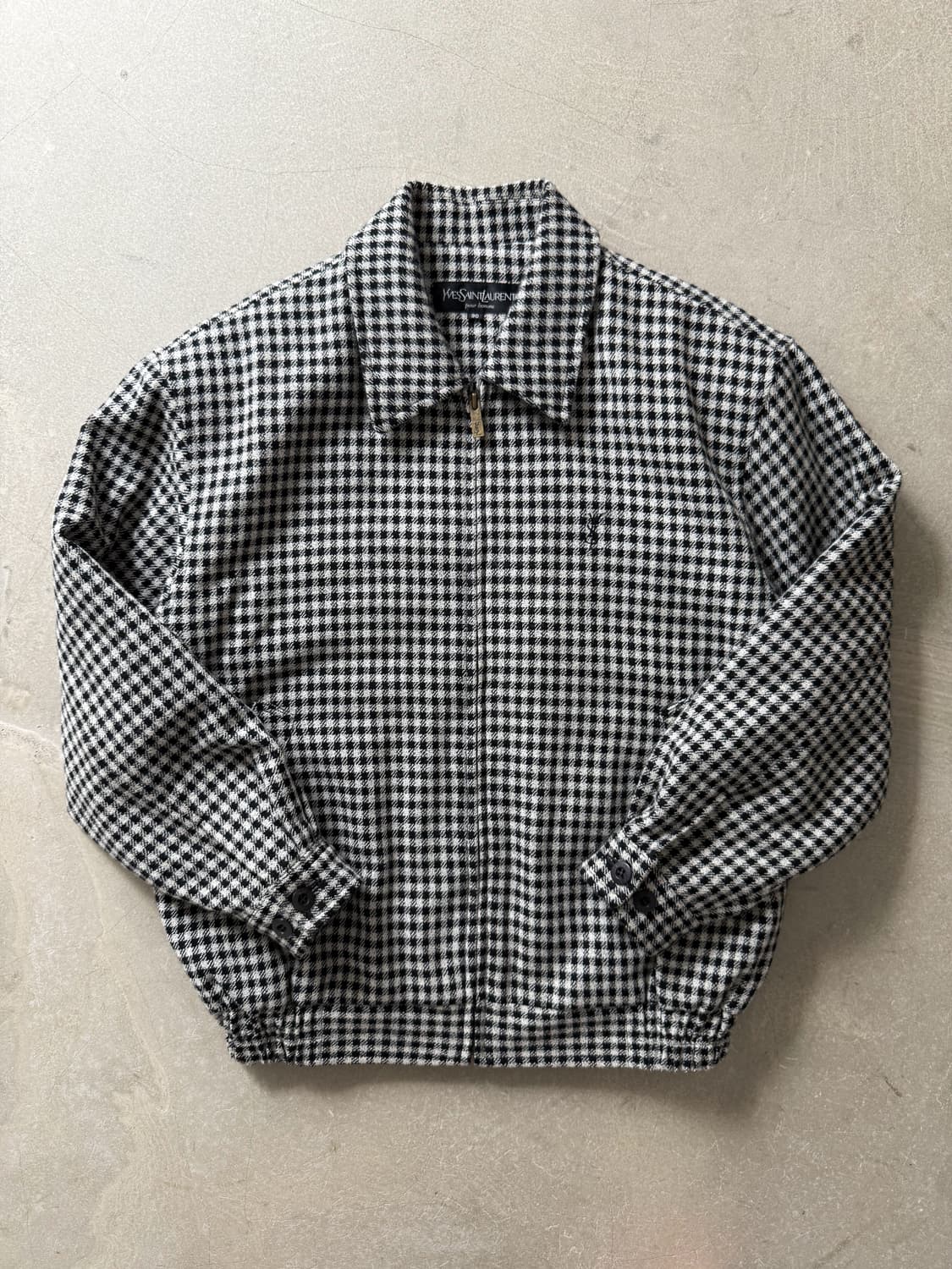 Yves Saint Laurent Check Wool Jacket 상품이미지2
