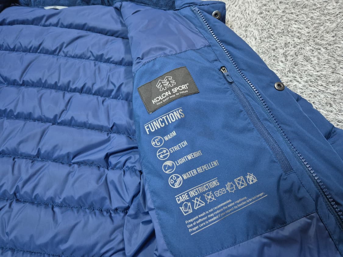 코오롱스포츠 남성 경량 구스다운 패딩 105 상품이미지6