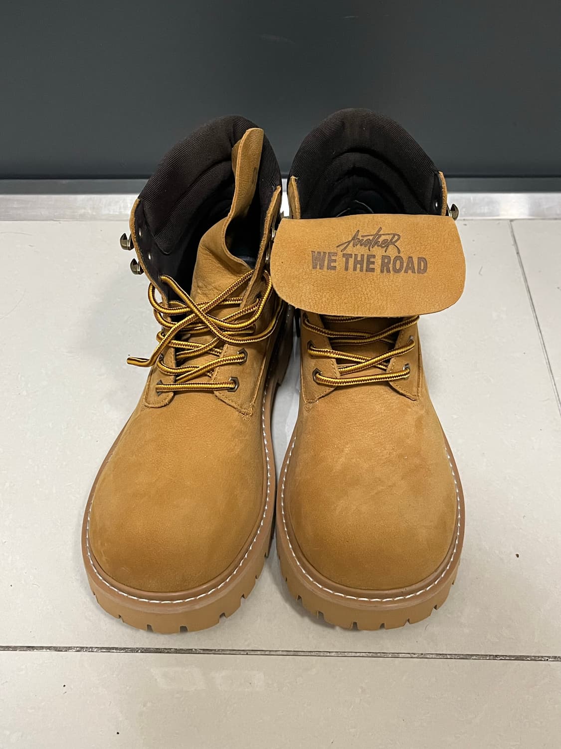 위더로드 캠프누벅7홀 워커 카멜 260 상품이미지2