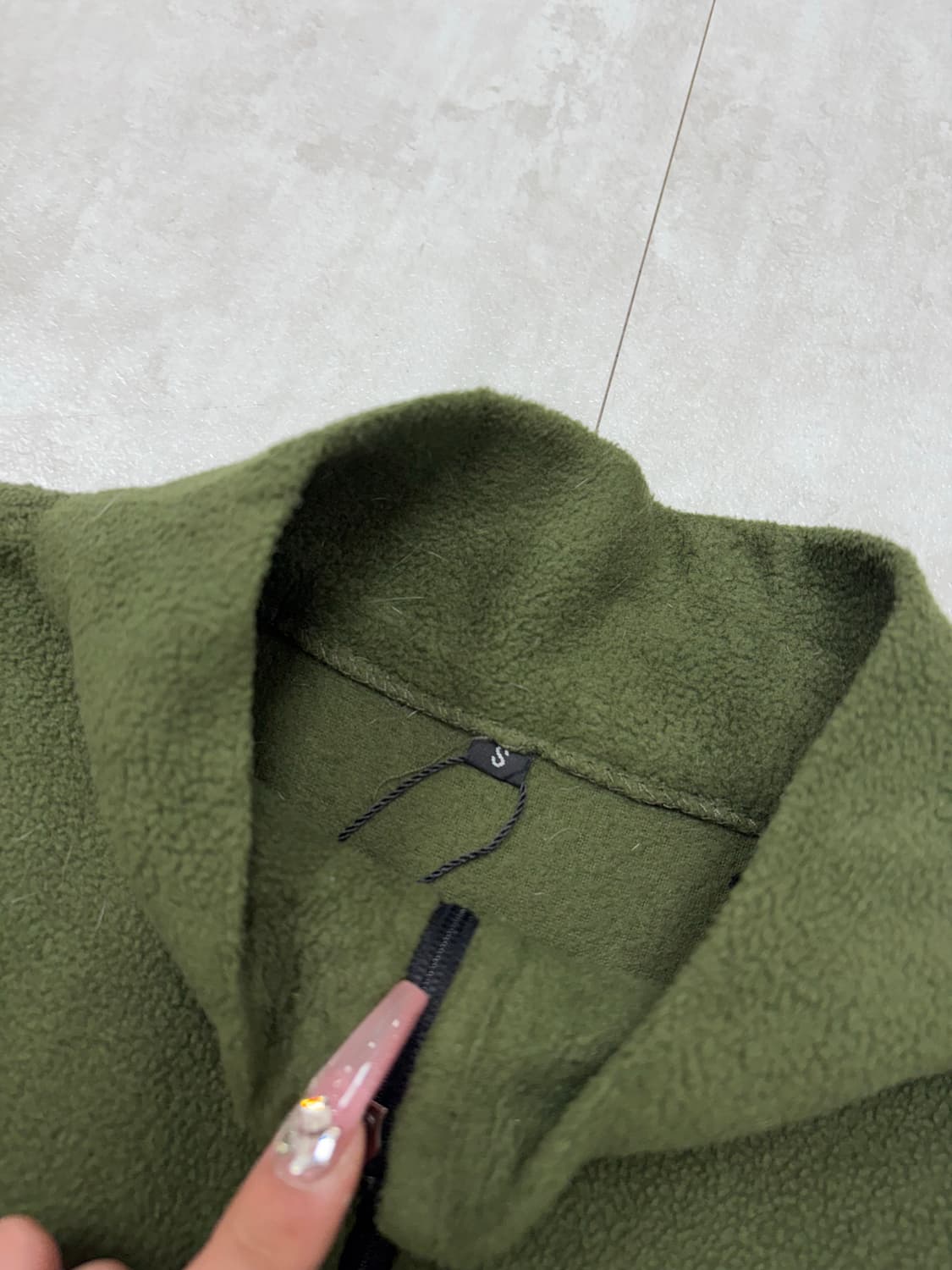 노스페이스 카키 폴리스 반집업#88 상품이미지4