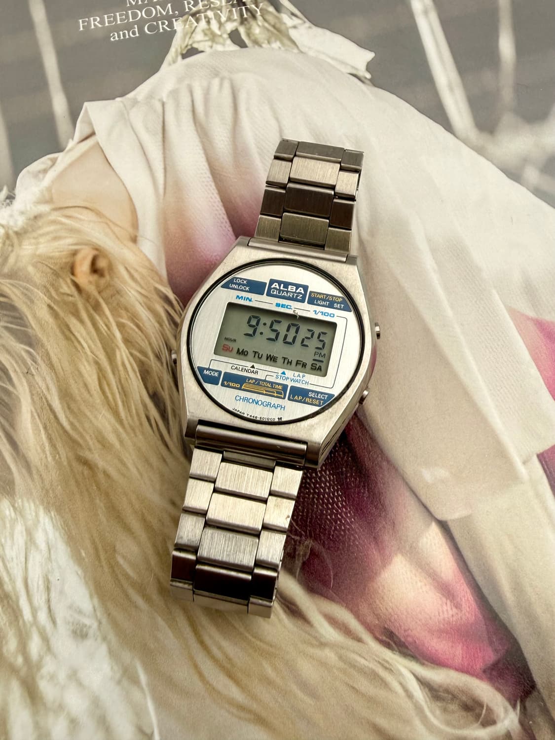 Seiko alba_1989s digital retro watch 상품이미지3