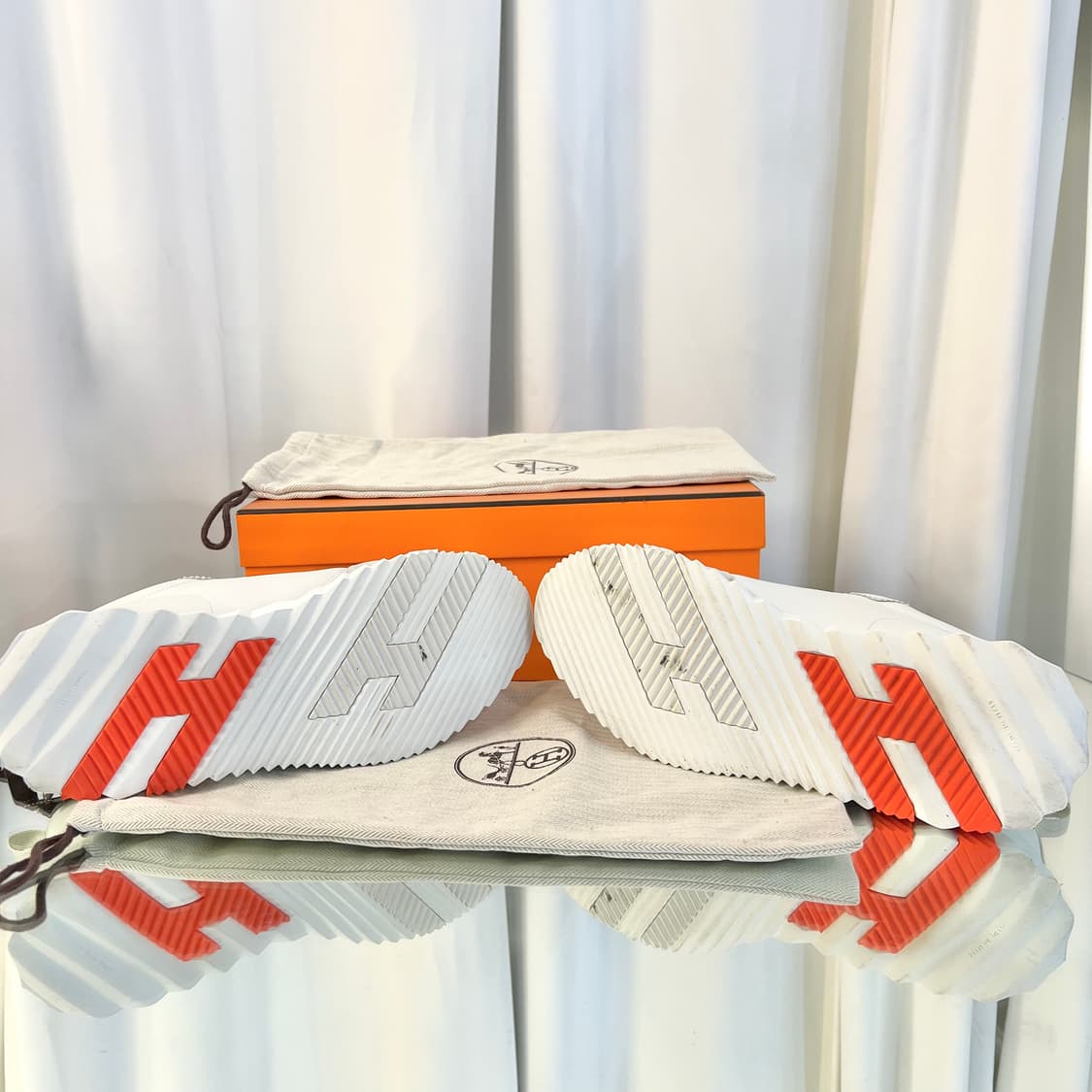 [정품] 에르메스 바운싱 스니커즈 43.5사이즈 상품이미지5