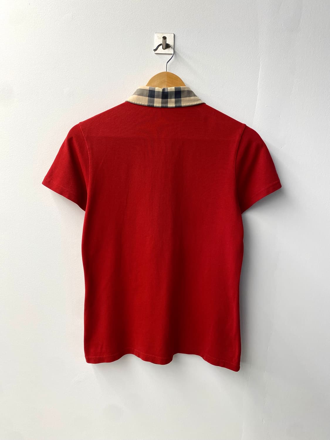 [M] Burberry 버버리 체크 카라 피케 티셔츠 상품이미지6