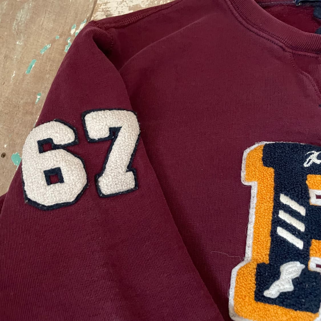 폴로 랄프로렌 배색 크루넥 스웻셔츠 상품이미지3