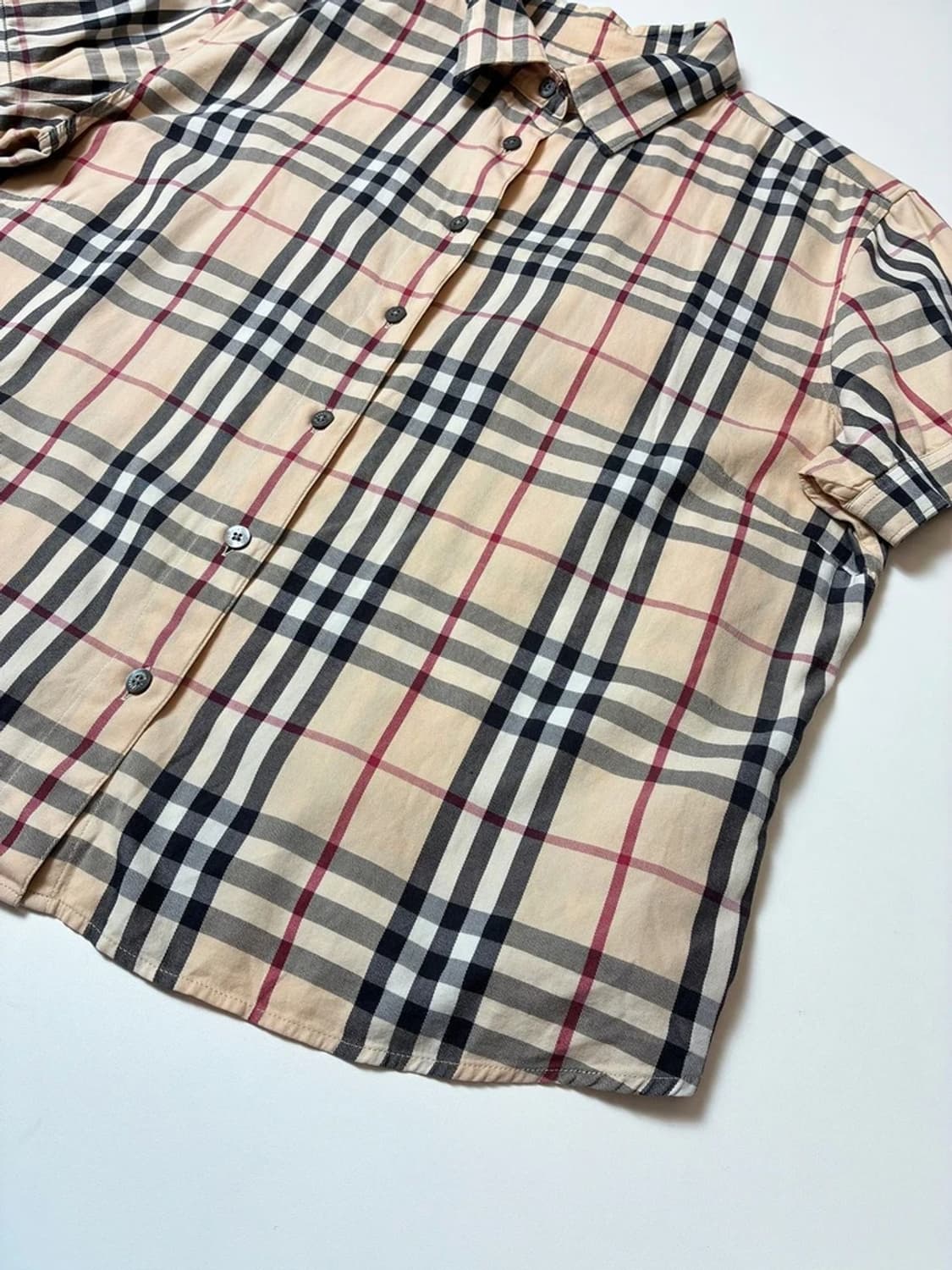 버버리 00's 노바 체크 코튼 패턴 셔츠 PN9114 상품이미지4