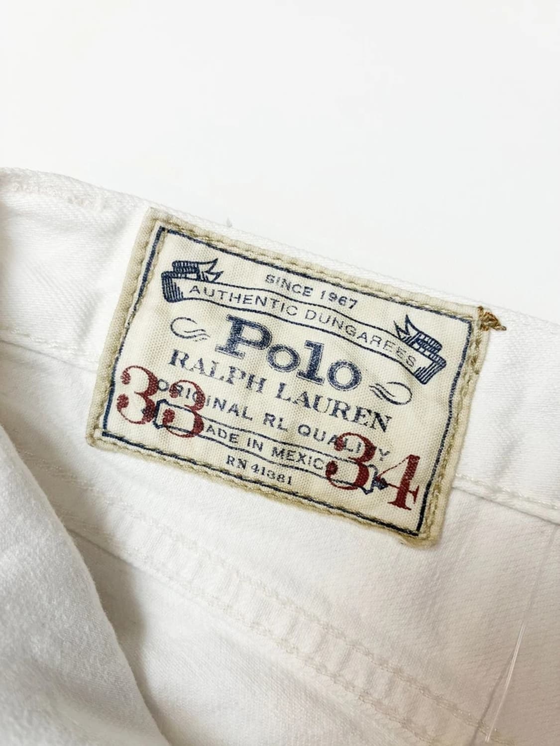 폴로 랄프로렌 10s 화이트 스트레이트 슬림 데님 팬츠 PN5028 상품이미지7