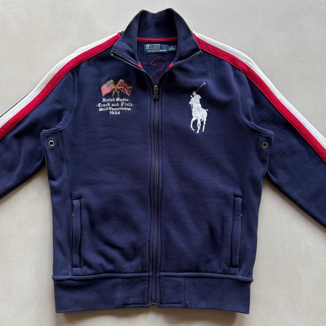 [M]폴로 랄프포렌 빅포니 USA 코튼 스웻 집업 상품이미지2