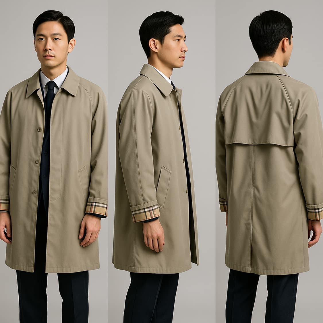 버버리 클래식 개버딘원단 트렌치 카코트 England made 상품이미지9