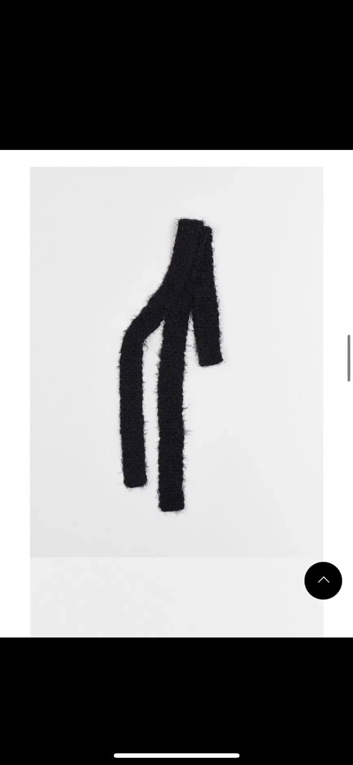 낫띵에브리띵 헤어리 스카프 머플러 블랙 상품이미지4