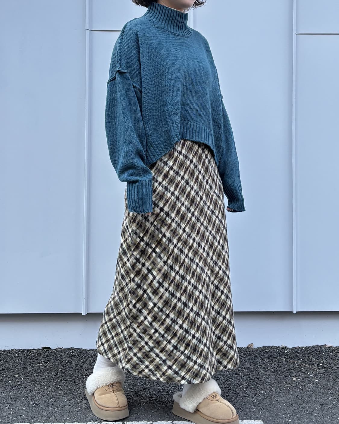 일본빈티지 GRL 오버핏 크롭 니트 상품이미지4