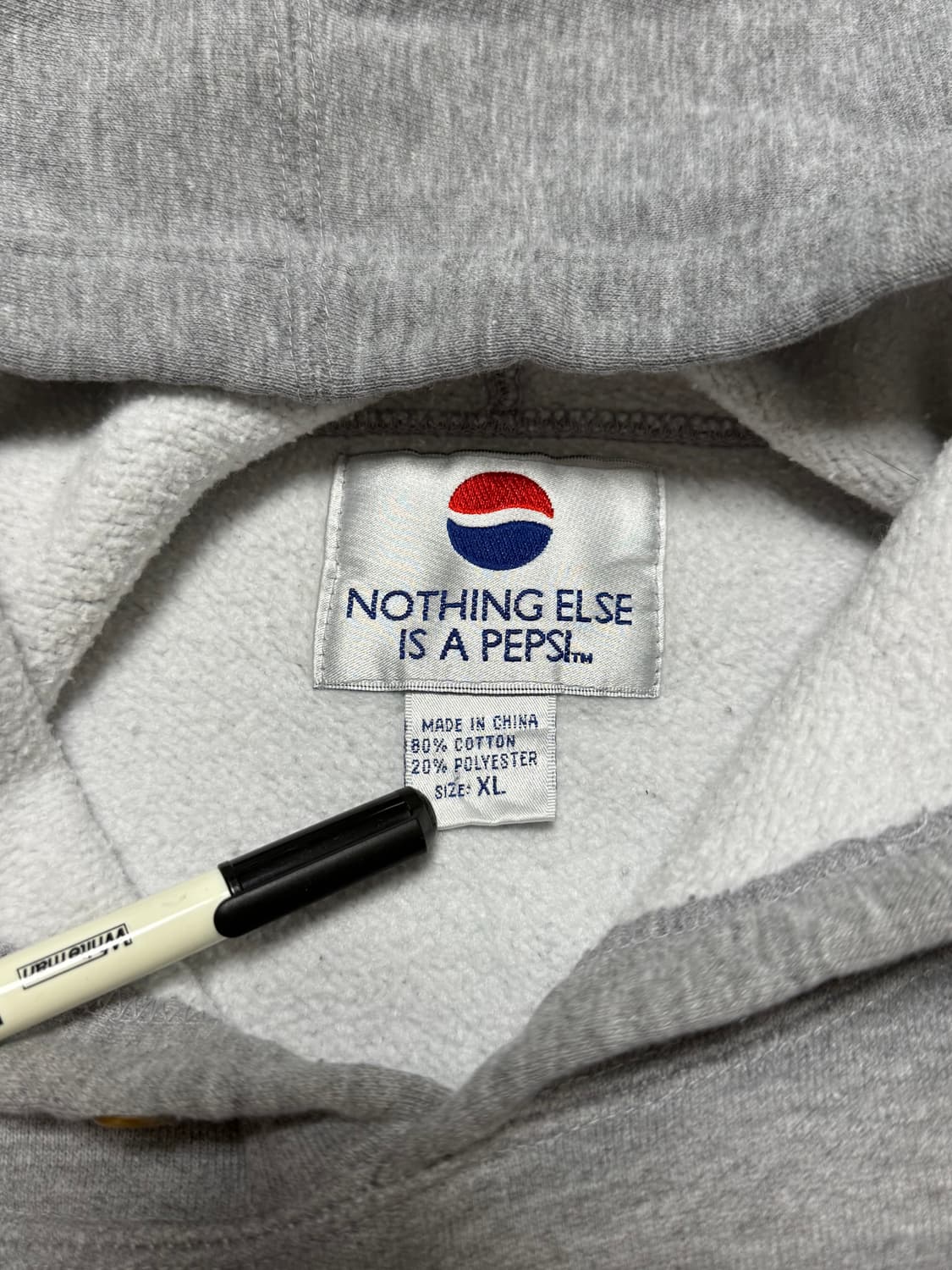 90s 펩시 오피셜 후드 티셔츠 XL 상품이미지4