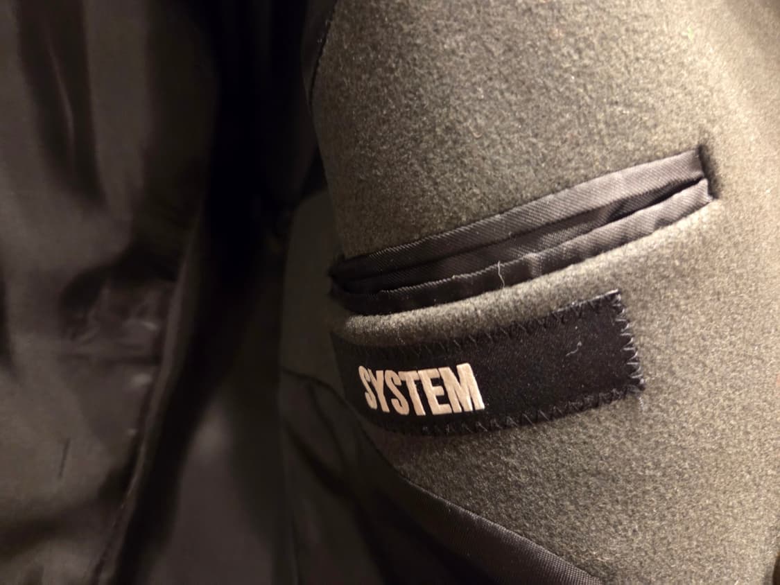 시스템 더블브레스티드코트  상품이미지5