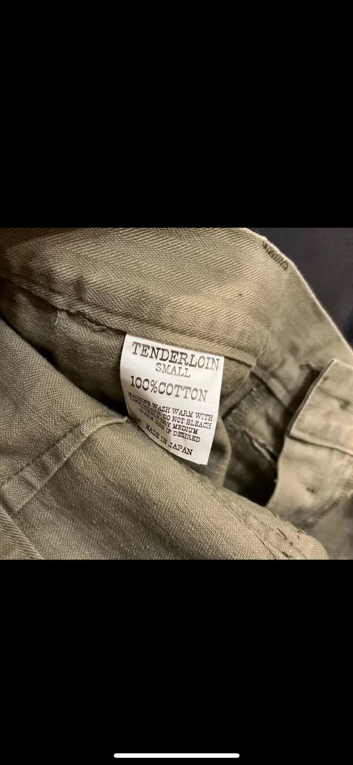 (S) 텐더로인 헤링본 트윌 퍼티그 팬츠 상품이미지5