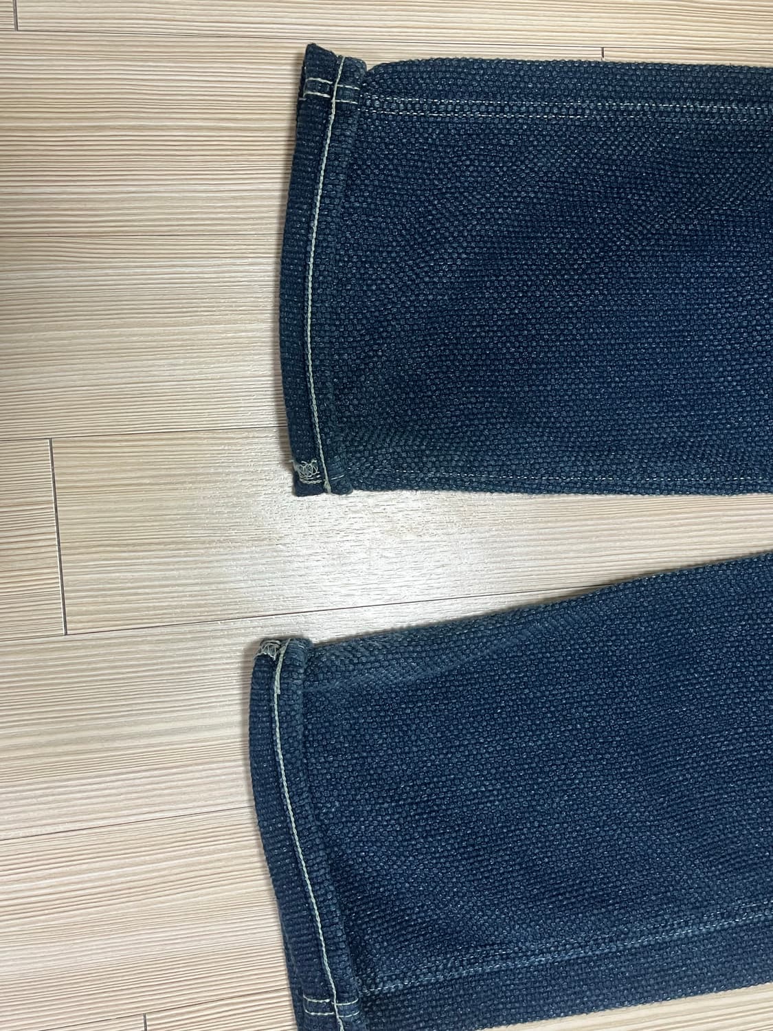 키바타 RTW 002 One Washed Sashiko 사시코 팬츠 상품이미지2