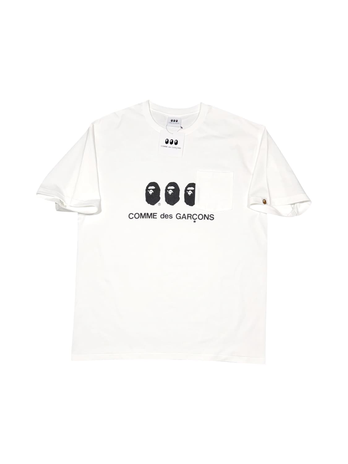 Bape X Comme des garcons 베이프 X 꼼데가르송 반팔 상품이미지1