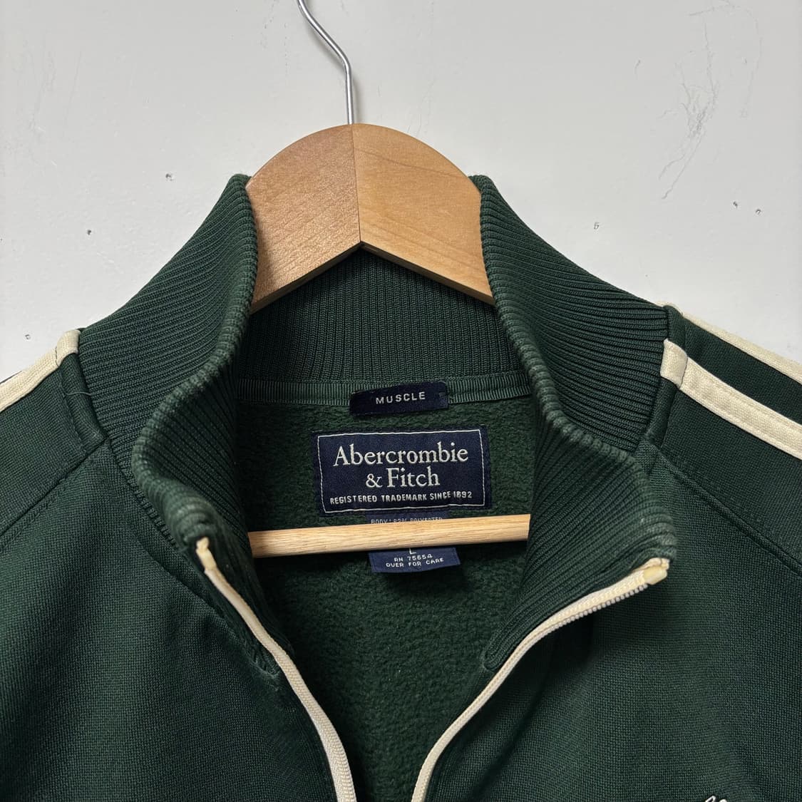 아베크롬비 딥그린 트랙탑 상품이미지3