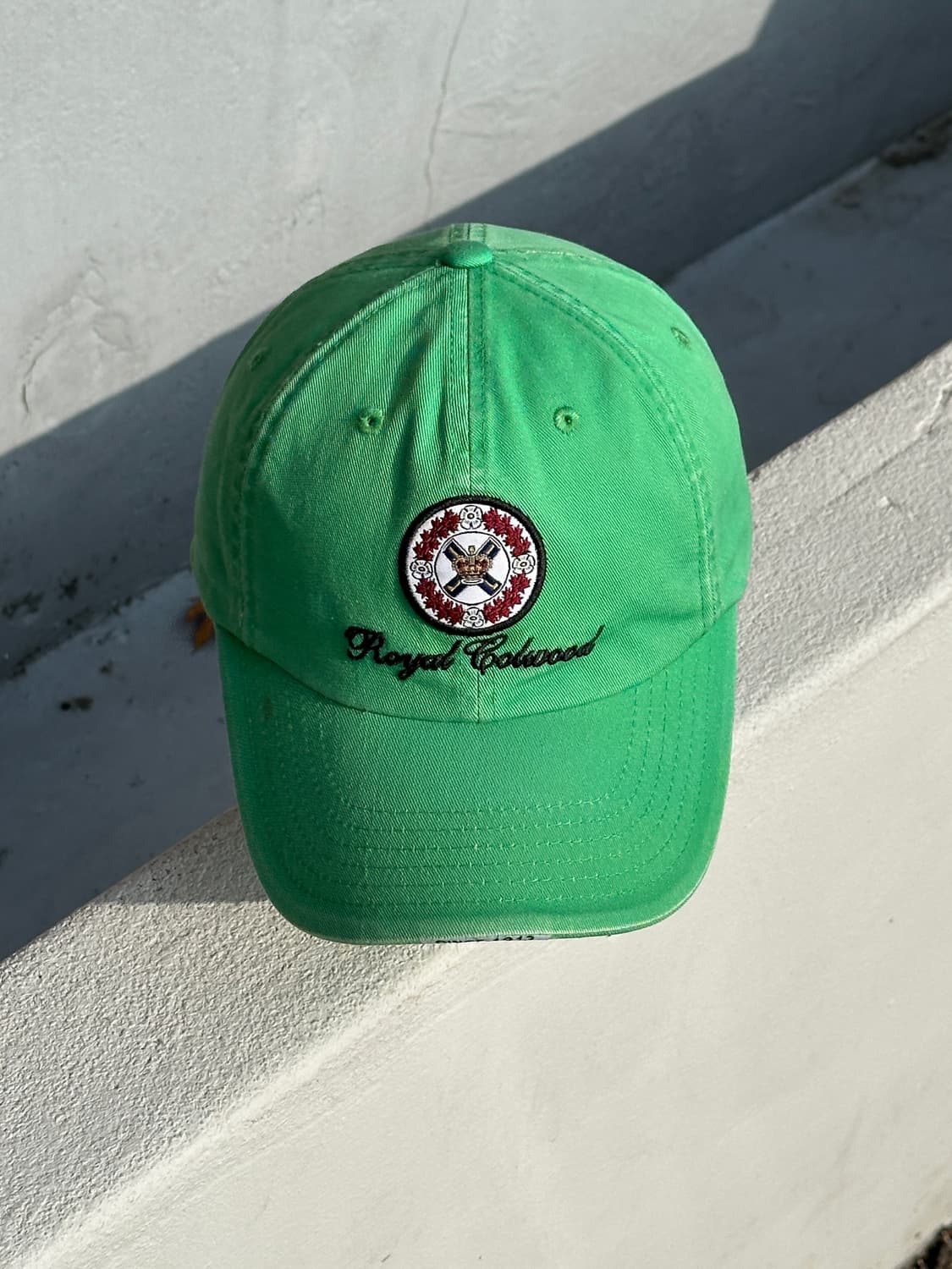 [F] 로열 콜우드 로고 그린톤 볼캡 모자 상품이미지1
