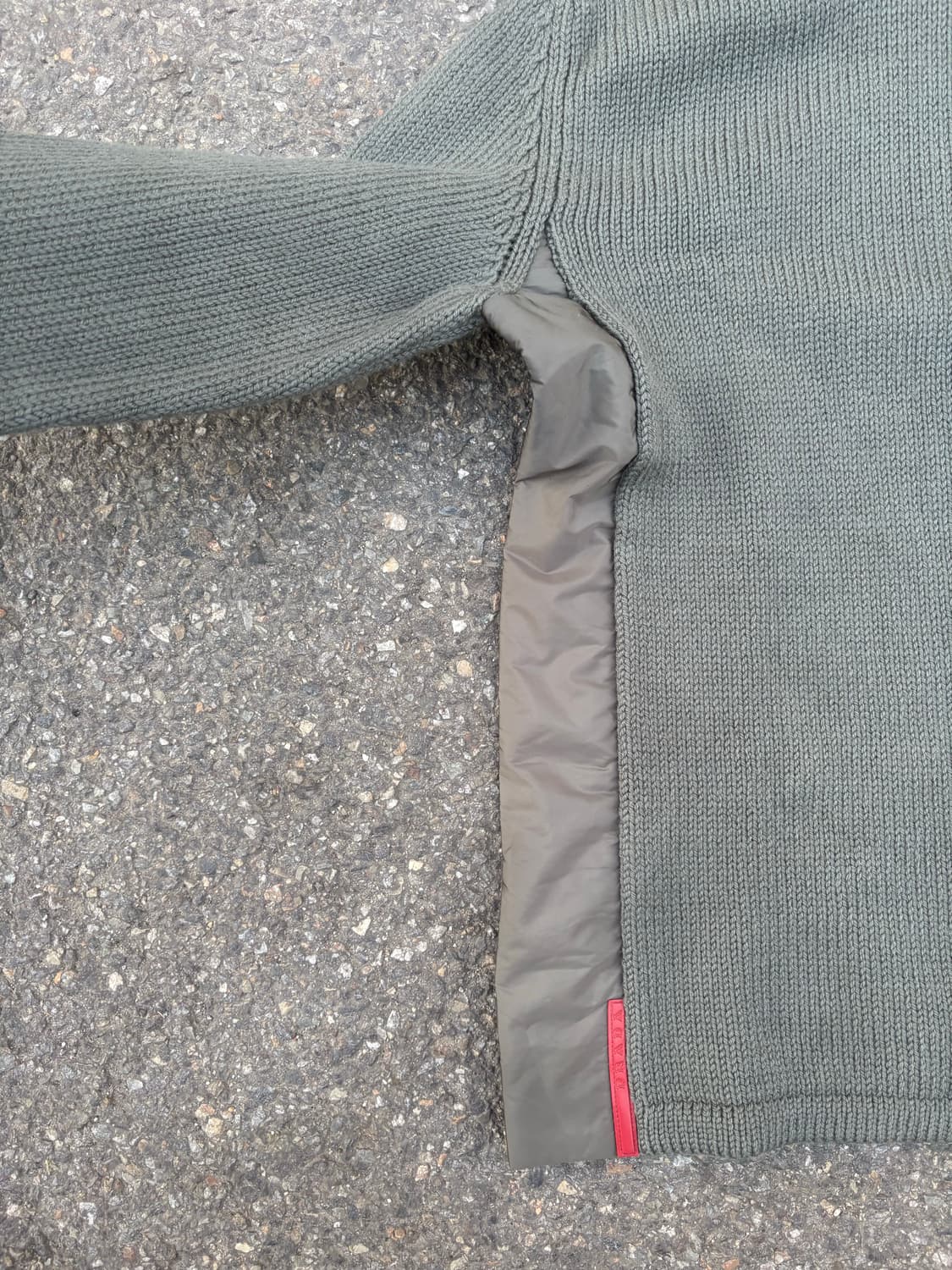 프라다 00s 리네아 로사 피스타치오 터틀넥 스웨터 상품이미지3