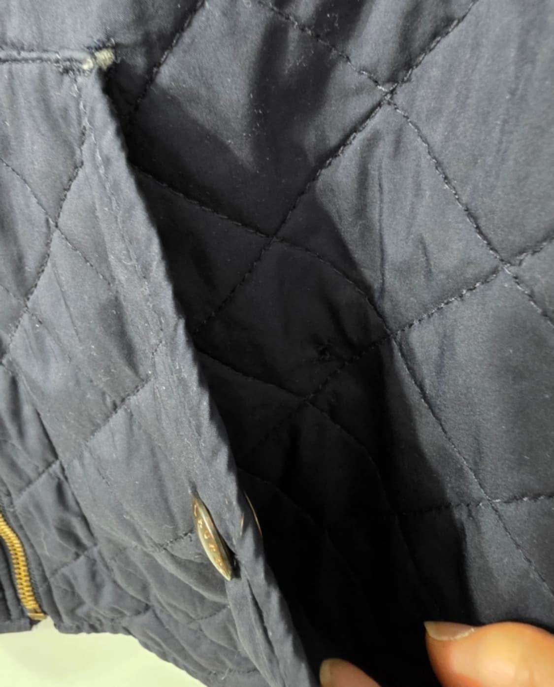 폴로 랄프로렌 네이비 퀼팅 자켓 95 상품이미지5