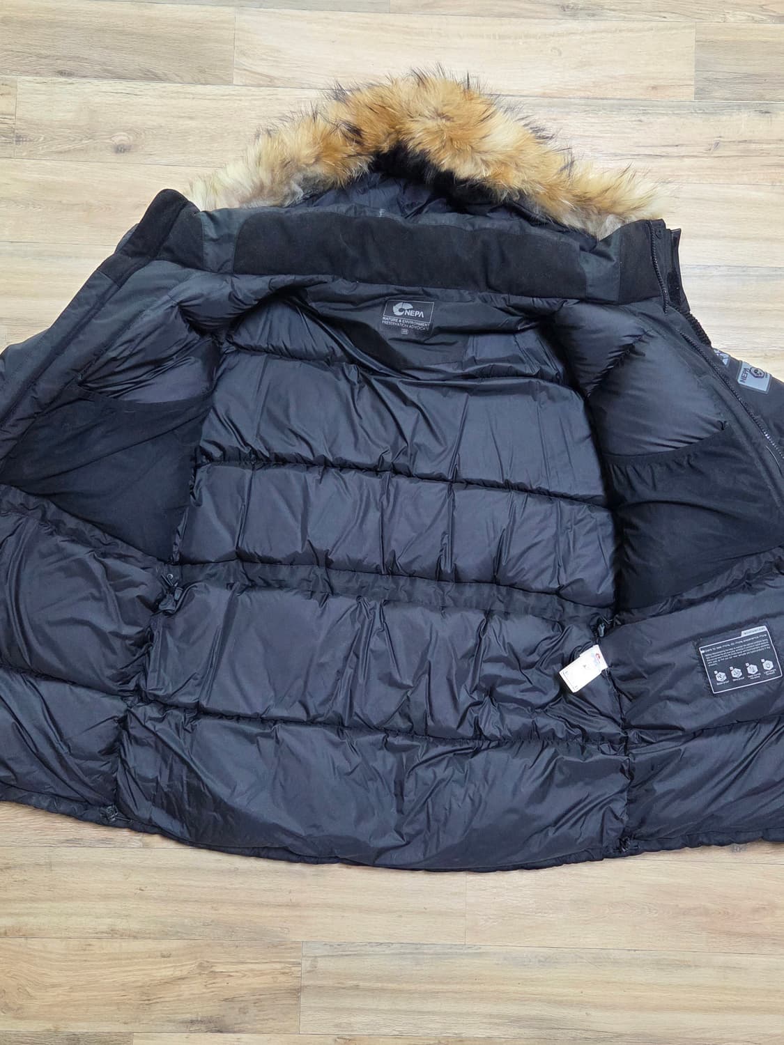 105 덕다운 네파 남성 알라스카 대장 야상 패딩 점퍼  상품이미지5