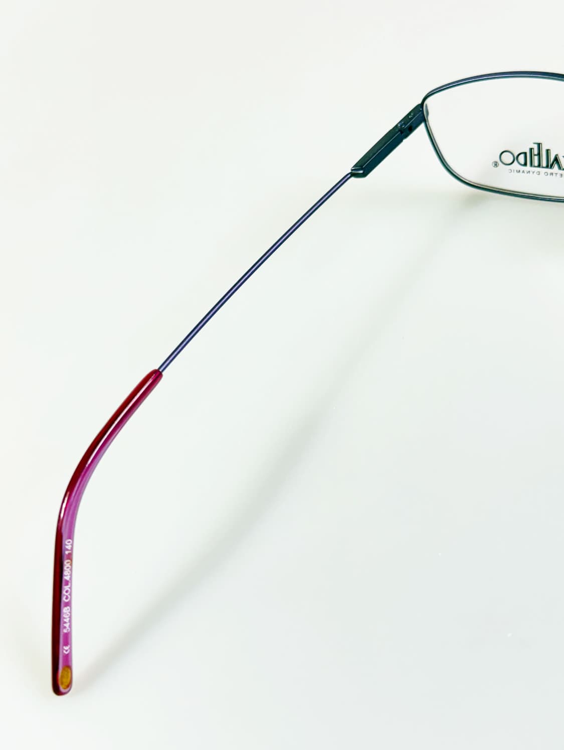 90s KALEIDO 맷 퍼플 슬림 스퀘어 메탈 빈티지 안경 상품이미지7