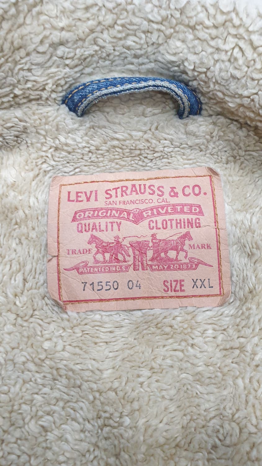 리바이스 양털 데님  쉐르파 트러커 자켓xxl 상품이미지4