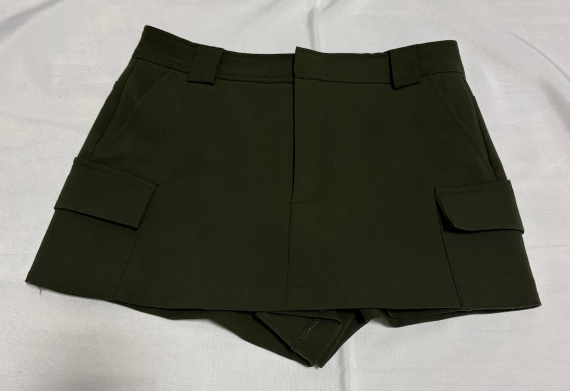 자라 카고 스커트 팬츠 카키 상품이미지1