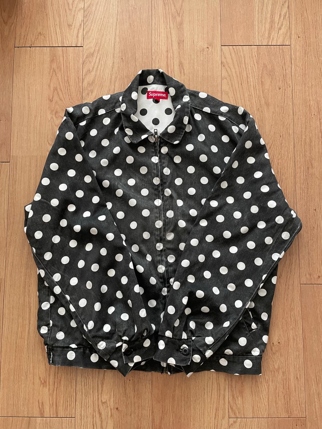 슈프림 폴카 도트 레이온 워크 자켓 상품이미지1