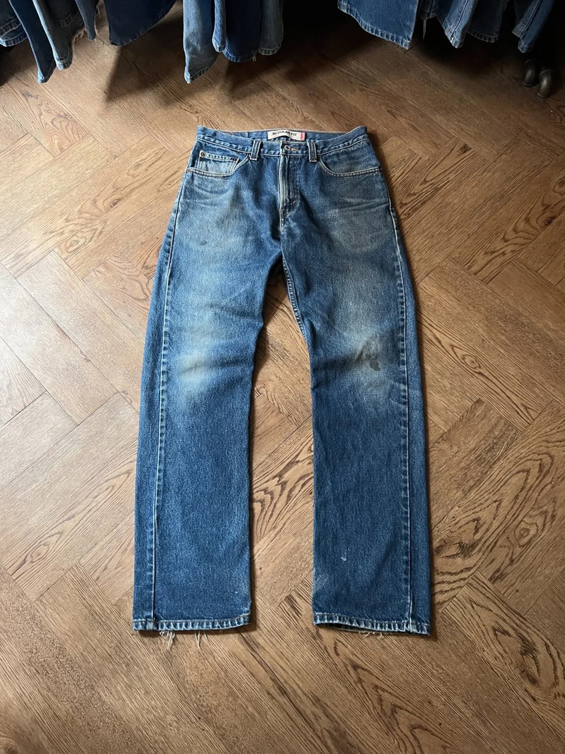 [32]00's 리바이스 USA 505 빈티지 워싱 데님 팬츠 상품이미지1