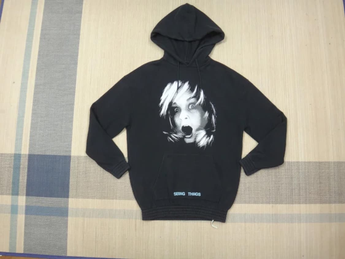 (M-XL) 오프화이트 기모안감 스크리밍걸 후디 정품 상품이미지1