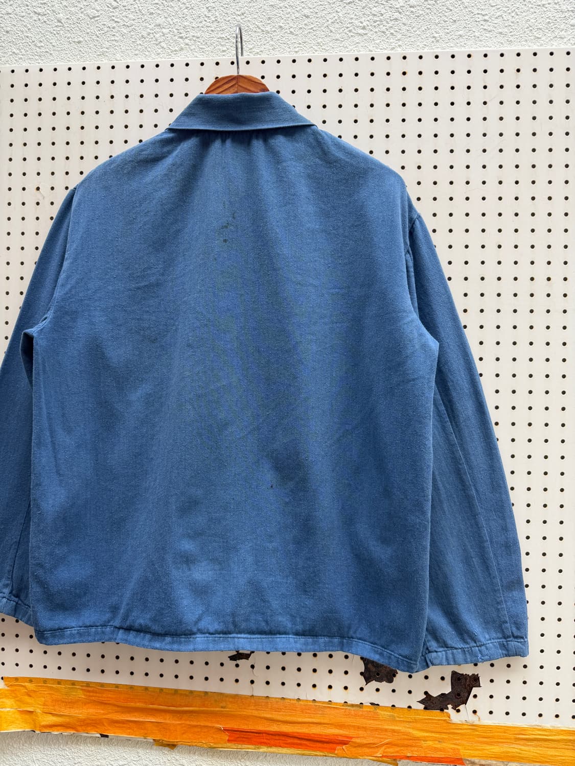 1970s FADED LIGHT GREY BLUE 빈티지 프렌치워크자켓 상품이미지10