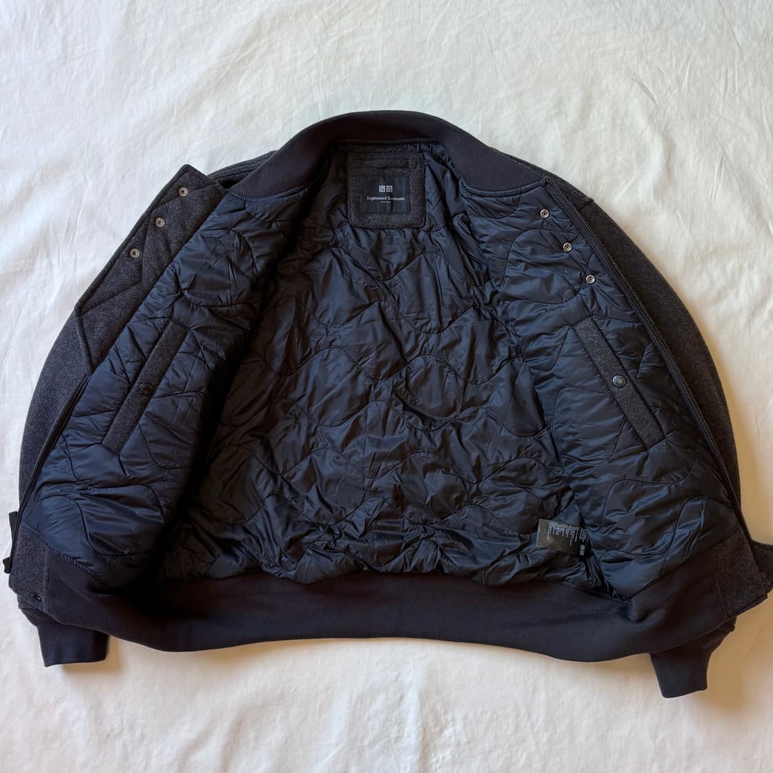 [M] 엔지니어드 가먼츠 & 유니클로 퍼프테크 쇼트 블루종 상품이미지7