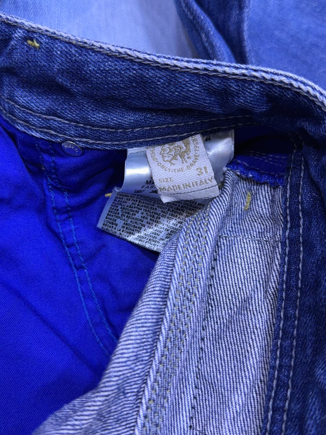 디젤 크룰리 빈티지 워싱 데미지 워싱 데님팬츠 31 상품이미지9